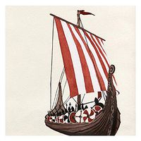 Viking Ship Luncheon Napkin