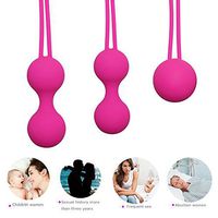 3 pcs Pudendal Dumbbell Shrink Ball Women Vaginal Tight Training Ball Vaginal Shrink Ball for Postpartum Renovation Eden Fghk