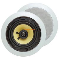 CLASSYTEK 5.25" Surround Sound 2-Way in-Wall/in-Ceiling Kevlar Speakers (Pair) - Round