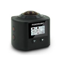 OVTECH 0.96" HD LCD Screen 360° Panoramic Action Camera Ultra HD 4K Wifi DV VR Camera Waterproof APP Enabled Body Mounted Camcorders for Outdoor Sports Photo Shooting