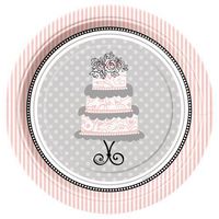 Elegant Wedding Dessert Plates, 8ct
