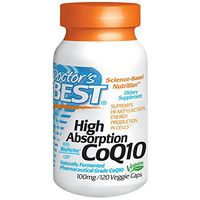 Doctor's Best, CoQ10, with BioPerine, 100 mg, 120 Veggie Caps - 2pc