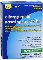 Sunmark Allergy Relief Nasal Spray 24 hr - .54 Oz