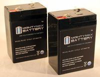 Mighty Max Battery ML4-6 - 6V 4.5AH UPS Battery for Agt Battery LA640-2 Pack Brand Product
