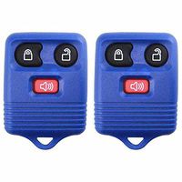 2 KeylessOption Blue Replacement 3 Button Keyless Entry Remote Control Key Fob Clicker