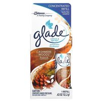 4 X Glade Sense & Spray Refill, Cashmere Woods 0.43 oz