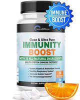 Immunity Boost Supplement with Zinc, Vitamin C, Vitamin A & Vitamin B Complex - Once Daily Multi-System Immune Defense - Supports Healthy Respiratory System - 1 Month Supply