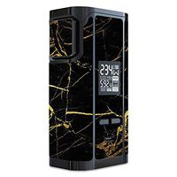MightySkins Skin Compatible with iJoy Captain PD270 - Black Gold Marble | Protective, Durable, and Unique Vinyl Decal wrap Cover | Easy to Apply, Remove, and Change Styles | Made in The USA