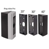 Doorbell Bracket Mount for Ring Video Doorbell Pro, Angle(20/30/40 Degree) Adjustment Adapter Mounting Plate Bracket Wedge Kit