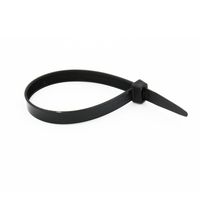 Wideskall 12" inch Super Heavy Duty 150 Lbs Nylon Cable Zip Tie Black Wire (Pack of 50)