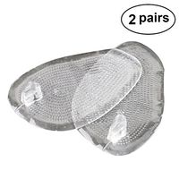 SUPVOX 2 Pairs Cushions pad Toe Protectors for Thong flip-Flop Gel Inserts Forefoot Cushions Insoles Antislip Shoes Grip Pads