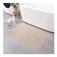 GHHZZQ Bathroom Rugs Oversized Non-Slip Bathtub Mat Splice PVC Shower Room Kitchen Foot Pad, 7 Colors, 1 cm Thick, Multiple Sizes (Color : B, Size : 57x87cm 15-Tiles)