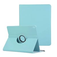iPad Pro 11 Protective Case, YiMiky 360 Degrees Rotating Cover Lightweight Slim Fit PU Leather Case with Stand Multi Angle viewing Case Cover for iPad Pro 11 inch 2018 Release - Light Blue