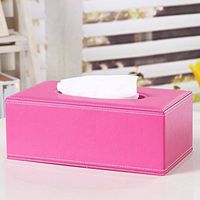 T-ZJHC Hotel Napkin Carton Tray Creative Home, Rose red 1657, 25.00 14.00 9.50cm