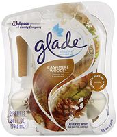 Glade 72442 Cashmere Woods Glade PlugIns Scented Oil Refills 2 Count