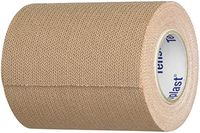 Tensoplast Elastic Athletic Tape, Provides Medium Support or Compression with High Adhesive Properties, Water Repellent and Air Permeable, Tan, 3" x 5 Yards, Pack of 4