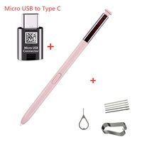 Galaxy Note 8 Pen Stylus S Pen Replacement Touch Stylus Pointer Pen for Samsung Galaxy Note 8 N950U N950W N950FD N950F +Micro USB to Type C Adapter+Tips/Nibs+Eject Pin (Pink)