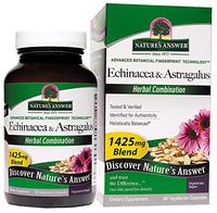 Nature's Answer Echinacea with Astragalus, Vegetarian Capsules, 90-Count