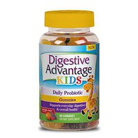 Digestive Advantage Kids Daily Probiotic Gummies - Survives Better Than 50 Billion - 80 Count