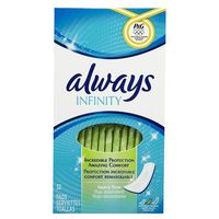Always Infinity, Pads Without Wings, Heavy, 32 ea (Pack of 24)