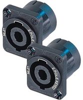 Neutrik NL2MP (PACK OF 2) Chassis Mount Solder, 2 Pole Type Speakon Connector