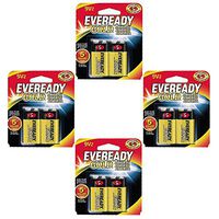8-Pack Eveready 9V Gold Battery Alkaline Long Lasting 9 Volt 9V2 x4 Exp: 12/2021