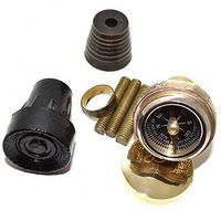 Brass Compass Stick Head Handle Victorian Walking Style Gift