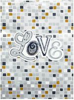 bag mosiac love jumbo