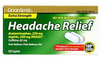 Good Sense Headache Relief Extra Strength - 100 Caplets