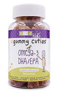 GumyCuties DHA/EPA Omega 3 Chewable Omega3 Great Taste Gluten Free Preservative Free Natural Color Source