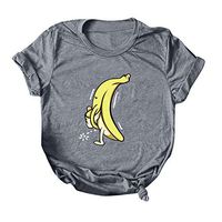 Women's Letter Print Tops Turn Over Collar Sleeve O-Neck Blouse Loose T-Shirts Tunic Plus Size Tee Xia&Han Gray