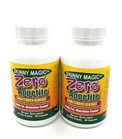 Zero Appetite - Well-Known Carbohydrate Blocker 90 Count Per Bottle - Caffeine Free Skinny Diet Pills - White Kidney Bean Extract 500mg (2-90 Count Bottles - $12.45 Average per Bottle)