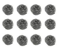 Stainless Steel Wool 12-Pack Cleaners Scrubbers