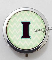 BlackKey Letter I 3-Compartment Decorative Pocket Gift Box Case Organizer for Pill, Color 1 -1373