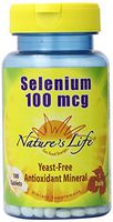 Nature's Life Selenium Tablets, 100 Mcg, 100 Count