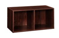 ClosetMaid 1023 Cubeicals Organizer, 2-Cube, Dark Cherry