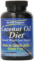 Health Support Coconut Oil Diet Softgel Capsules, 120 Count