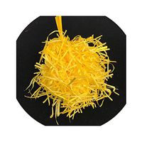 10G Colorful Shredded Paper Gift Box Filler Wedding Birthday Party Favors Decoration Crinkle Cut Paper Shred Packaging Gift Bag,Yellow