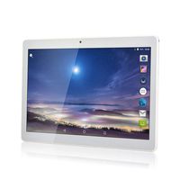 YIERA 10 inch Android 7.0 Tablet Unlocked Pad with Dual SIM Card Slot 10.1" IPS Screen 4GB RAM 64GB ROM 3G Phablet Built-in Bluetooth WiFi GPS Tablets (Metallic Silver)