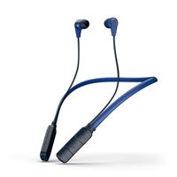 Skullcandy Ink'd Bluetooth Wireless Earbuds with Microphone, Noise Isolating Supreme Sound, 8-Hour Rechargeable Battery, Lightweight with Flexible Collar, Royal Blue