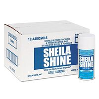 Sheila Shine Stainless Steel Cleaner & Polish, 10 oz. Aerosol Can, 12/Carton