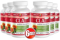 Cla Supplement Safflower - CLA 1250mg - Lose Belly Fat (6 Bottles)