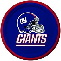 Creative Converting 8 Count New York Giants Paper Dessert Plates - 419521