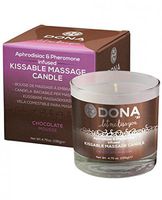 Dona Kissable Massage Candle Chocolate Mousse 4.75Oz