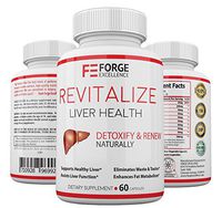 Forge Excellence - REVITALIZE Liver Health–Hangover Cure–Contains Milk Thistle + Dandelion + Artichoke + Yarrow + Jujube + Chanca Piedra –Liver Support Supplements for Men and Women - 60 Capsules