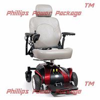 Golden Technologies - Alante Sport - Compact Power Chair - Red - Phillips Power Package TM - to $500 Value