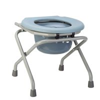 EGCLJ Folding Commode Chair Toilet Seat - Porta Potty and Commode Chair - Comfort Chair Perfect for Camping, Hiking, Trips, Construction Sites, and More (Size : 40x40x41cm)