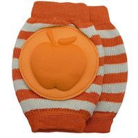 New Baby Crawling Knee Pad Toddler Elbow Pads 805528 Orange-white