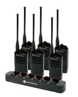 Motorola RDU4100 6 Pack Bundle with Multi Charger