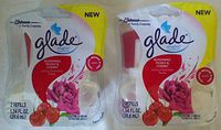 4 Glade Plugins Blooming Peony & Cherry Scented Oil Refills Spring Summer 2 Pack